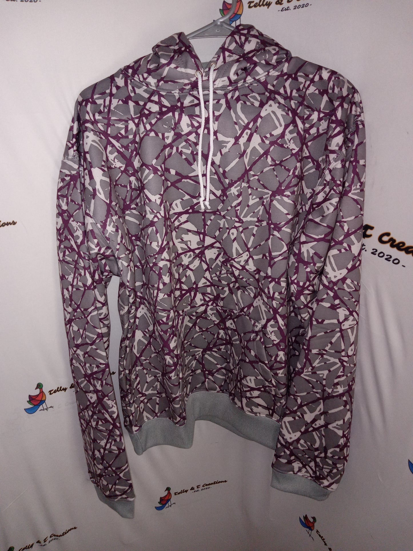 Gray/Multi-colored Hoodie