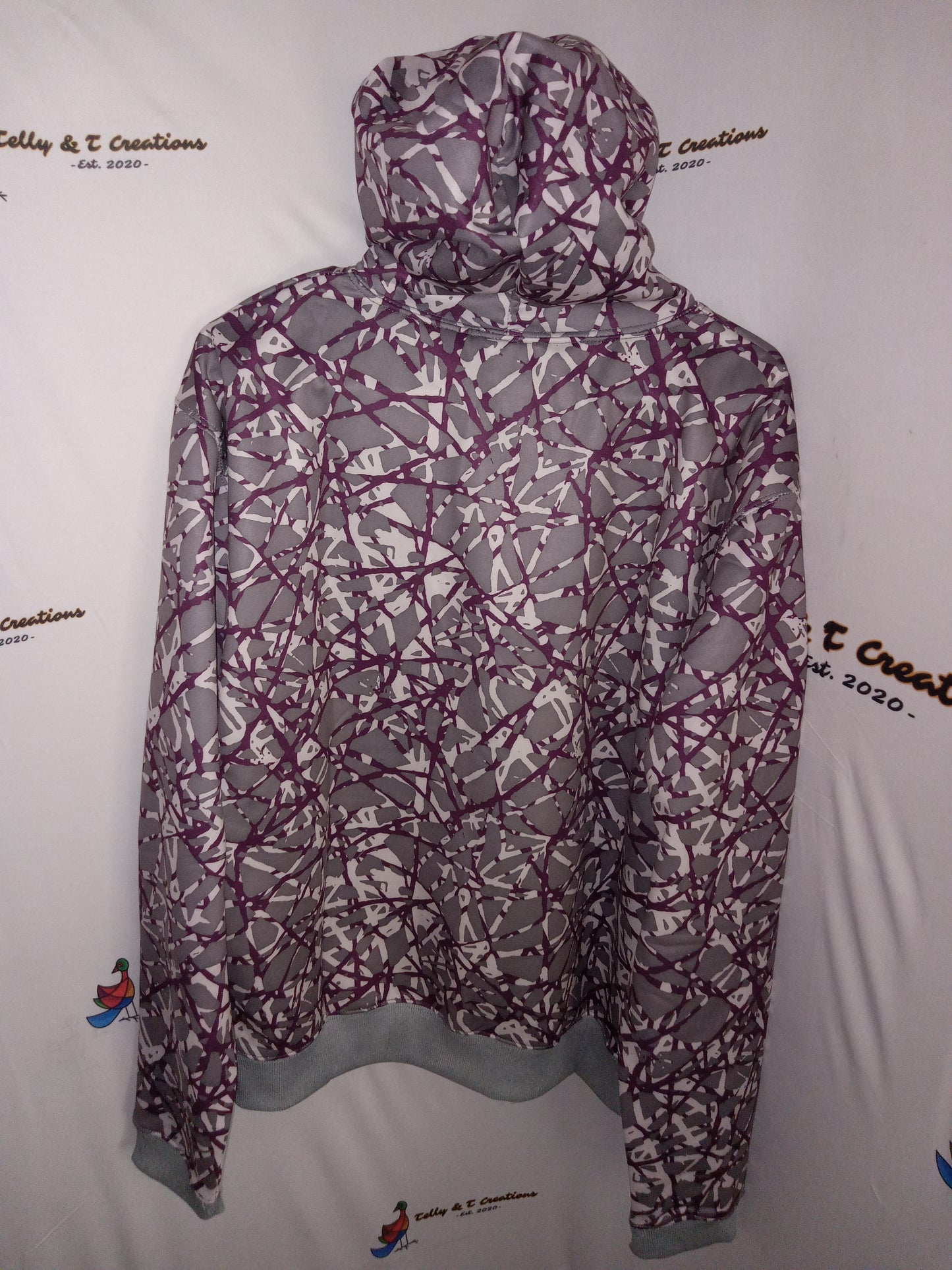 Gray/Multi-colored Hoodie