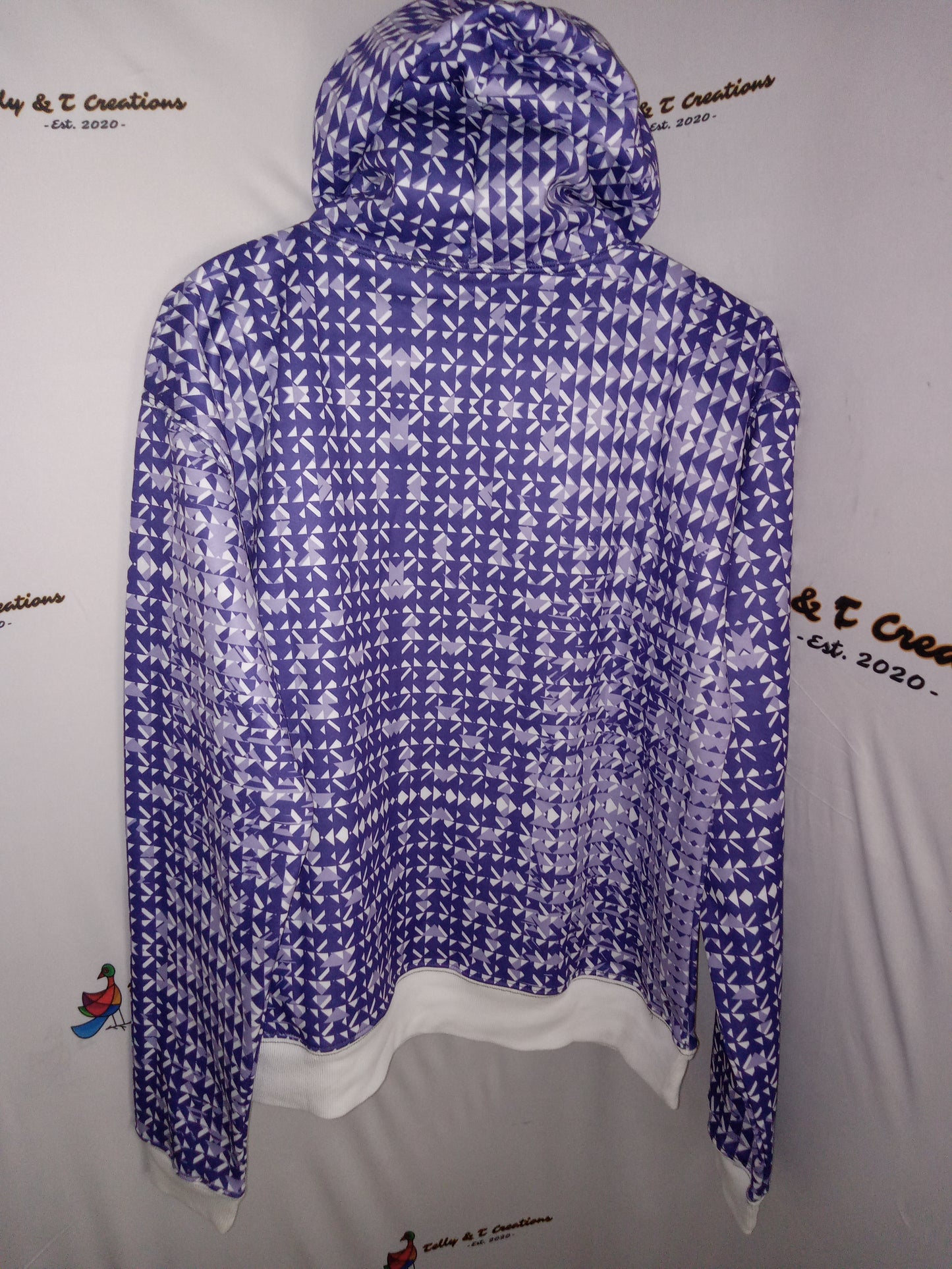 Purple/White Hoodie